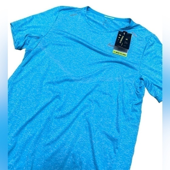 NWT Nike Rise 365 Men's Dri-FIT Short-Sleeve Running Top / Blue / Size Small - Picture 14 of 14